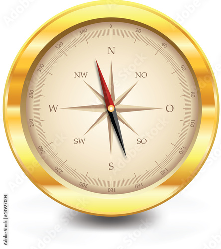 Vektor: German compass vector icon German compass vector icon