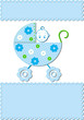 Vektor: baby in a stroller baby in a stroller