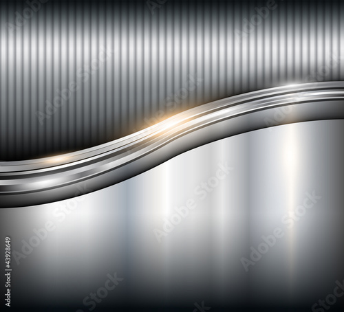 Vektor: Metallic background Metallic background