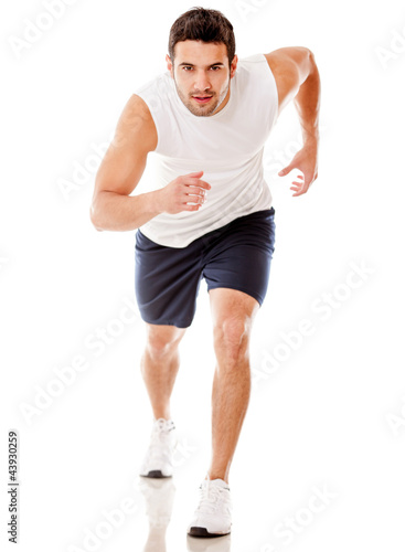 Photo: Male athlete running Male athlete running