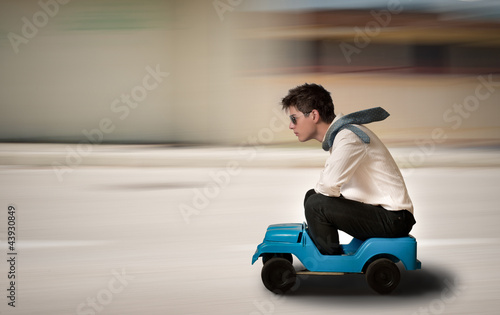 Photo: Concept of speed - ecologic car Concept of speed - ecologic car