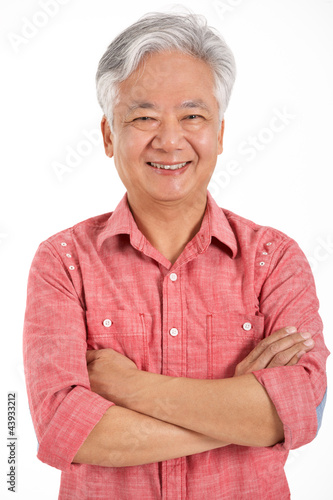 Photo: Studio Shot Of Chinese Senior Man Studio Shot Of Chinese Senior Man