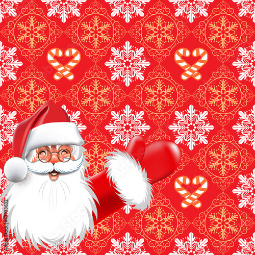 Vektor: Christmas. Santa Claus Christmas. Santa Claus