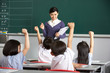 Photo: Teacher With Students In Chinese School Classroom Teacher With Students In Chinese School Classroom