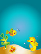 Illustration: ocean card ocean card