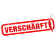 VERSCHÄRFT Stempel