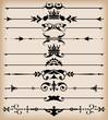 Vector set. Vintage Elements for your design.