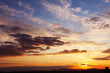 Photo: Cloudy sky at sunset Cloudy sky at sunset