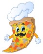 Vector: Cartoon pizza chef Cartoon pizza chef