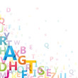 Vektor: Abstract Colour Alphabet on white background # Vector Abstract Colour Alphabet on white background # Vector