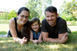 Glückliche Familie