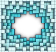 Illustration: abstract cubes background abstract cubes background