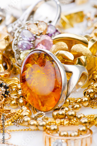 Photo: Large collection of gold jewellery Large collection of gold jewellery