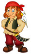 Pirat, Piratin, Kind, Mädchen, Karneval
