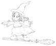 Hexe, Kind, Mädchen, Karneval
