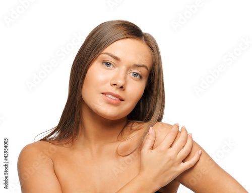 Photo: beautiful woman with long hair beautiful woman with long hair