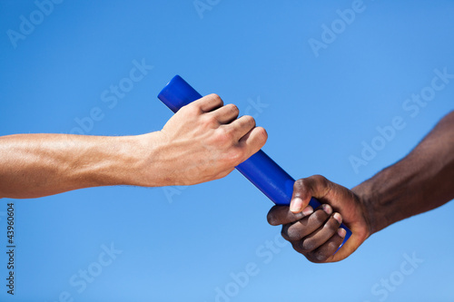 Photo: Passing the Relay Baton Passing the Relay Baton
