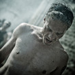 Photo: homme aux brumisateurs Paris plage homme aux brumisateurs Paris plage