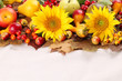 Autumn Frame With Fruits,pumpk...