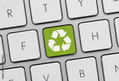 Photo: Recycle keyboard Recycle keyboard