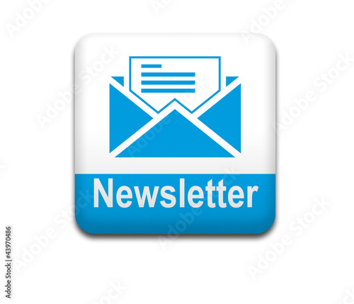 Illustration: Boton cuadrado blanco Newsletter Boton cuadrado blanco Newsletter