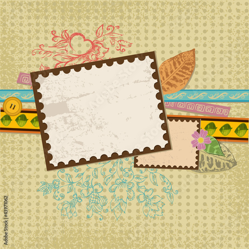 Vector: grunge Vintage scrapbook grunge Vintage scrapbook