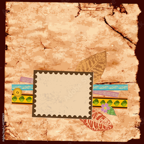 Vector: grunge Vintage scrapbook grunge Vintage scrapbook