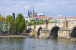 Prague Castle (Czech: Prazsky hrad) and  Charles Bridge