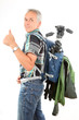 Fotograf mit Fotorucksack