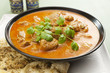 Indian Meal Food Curry Lamb Rogan Josh Naan Bread