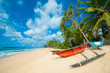 Untouched tropical beach