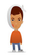 Cartoon guy with a toothache