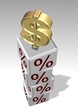 percentage and dollar