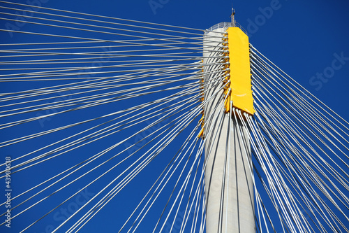Photo: Suspension bridge with cables Suspension bridge with cables