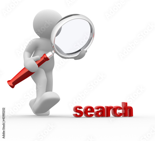 Illustration: Magnifying glass Magnifying glass
