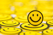 Photo: Yellow smiley magnet Yellow smiley magnet