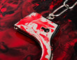 Handcuffs in blood
