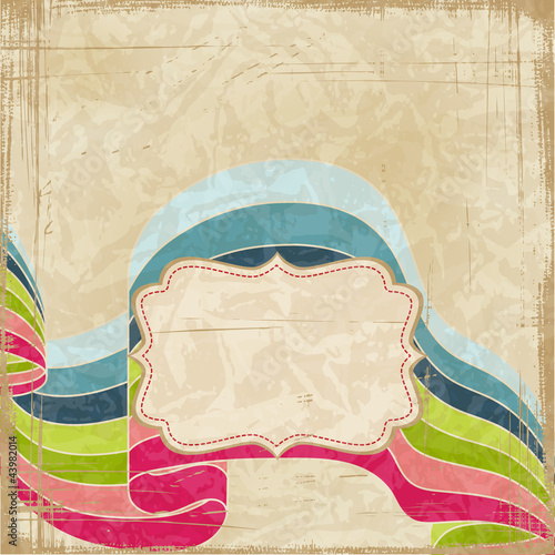 Vector: Vintage scratch background with place for text. Vector Eps 10. Vintage scratch background with place for text. Vector Eps 10.