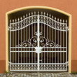 Openwork metal gate
