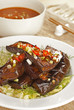 Photo: Fried Eggplants with Spicy Chili Gravy Fried Eggplants with Spicy Chili Gravy