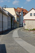 The street of the old town. Paving stones.
