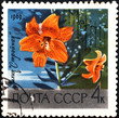 postage stamp USSR - CIRCA 1969