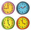 clock doodle