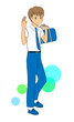 男子学生