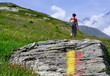 marcheur,randonneur en montagne