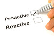 Chalk drawing - Reactive or proactive