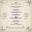 Calligraphic elelments and page decoration