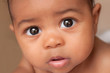 Mixed race baby face