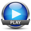 Play Button Blau