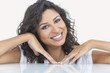 Beautiful Happy Hispanic Woman Smiling